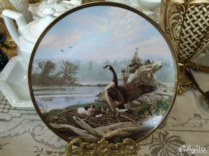 Винтаж: Настенная тарелка 