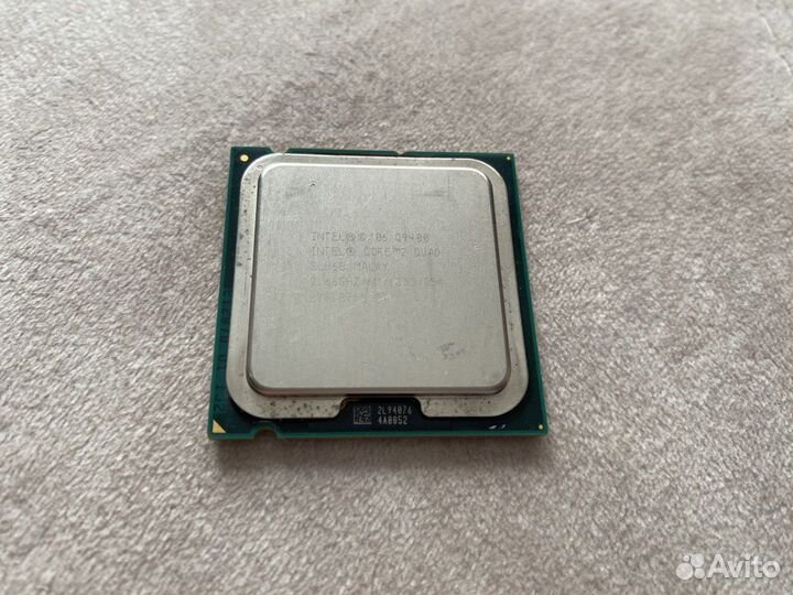 Процессор Intel core2, quad 9400, Duo E6750