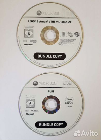 Xbox 360. Lego Batman + Pure. Лицензия