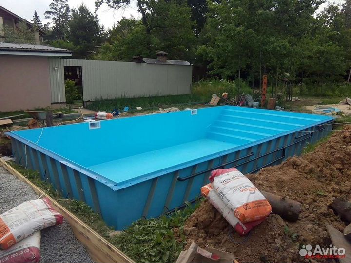 Пластиковый бассейн