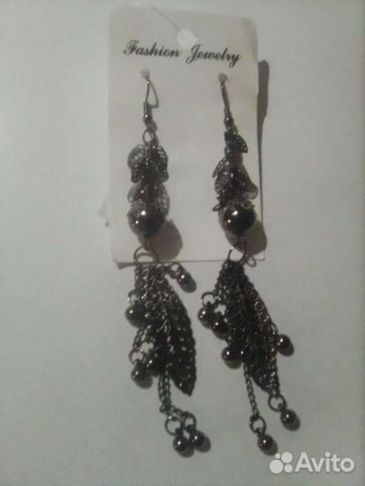 Серьги новые