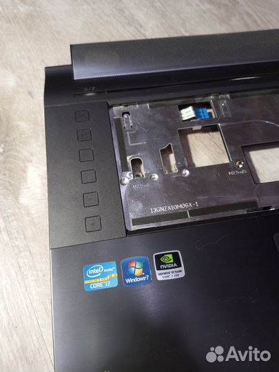 Топкейс для asus n73s в сборе с тачпадом