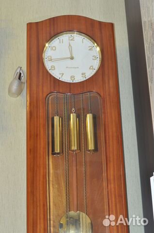 Антикварные напольные часы Янтарь Четвертные 150