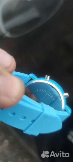 Часы Adidas led blue