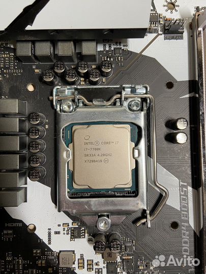 Процессор intel core i7 7700k