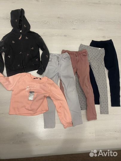 Вещи пакетом для девочки, размер 134