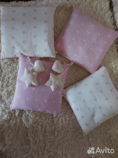 Бортики в детскую кроватку