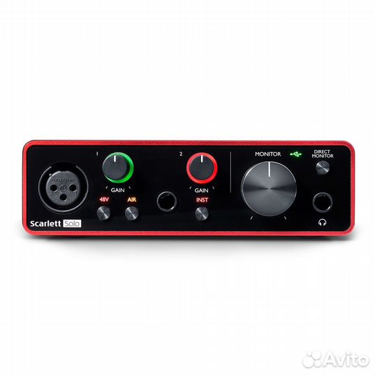 Звуковая карта focusrite Scarlett Solo 3rd Gen