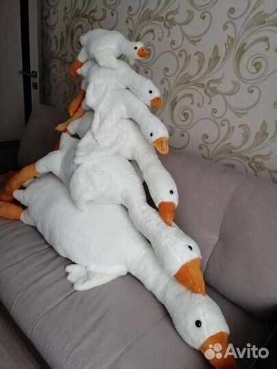 Мягкая игрушка гусь обнимусь, 90 см