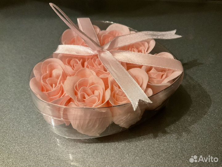 Мыльные розы в подарочной упаковке