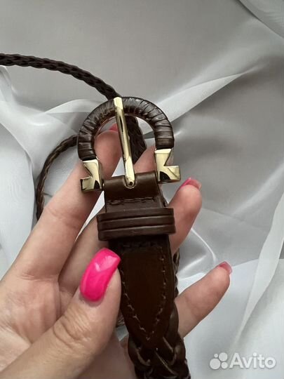 Ремень из натуральной кожи Elis, ткань Befree