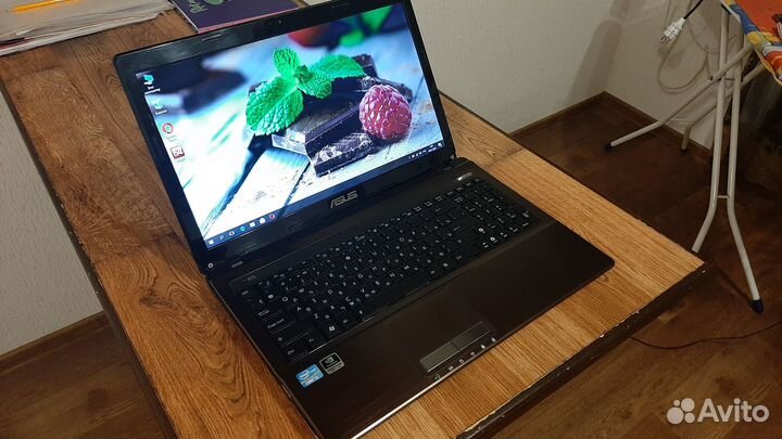 Ноутбук asus K53S i5-2410M/GT610/ssd240/8Gb#1031