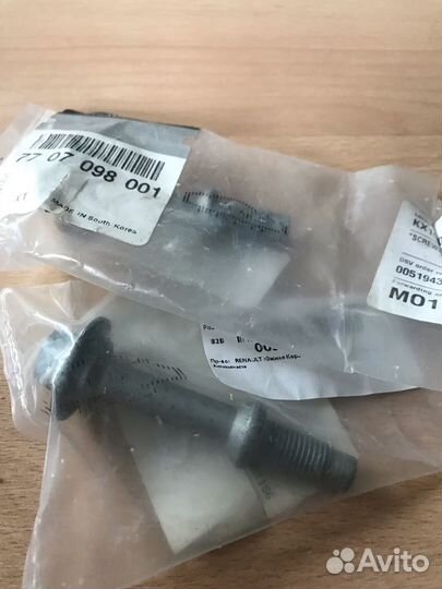 Болт М10 глушителя renault Fluence, Latitud