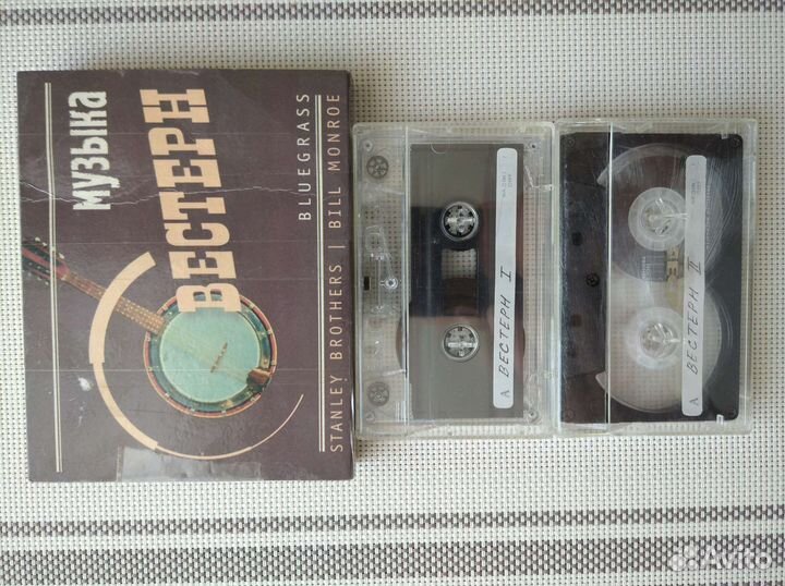 Кассеты с кантри и вестерн музыкой. Лот 4 шт