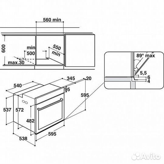 Духовой шкаф hotpoint-ariston FI7 861 SH WH/HA