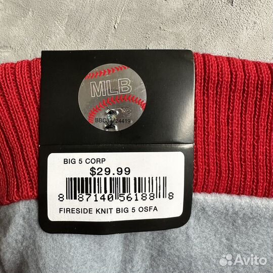 Шапка зимняя Los Angeles Angels MLB logo