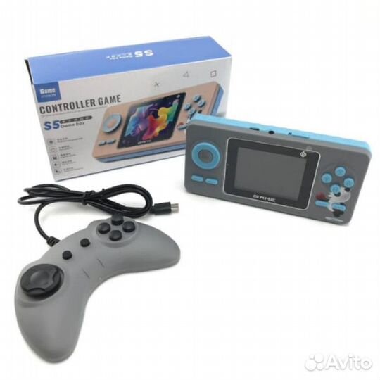 Игровая приставка S5 dual grey + джойстик