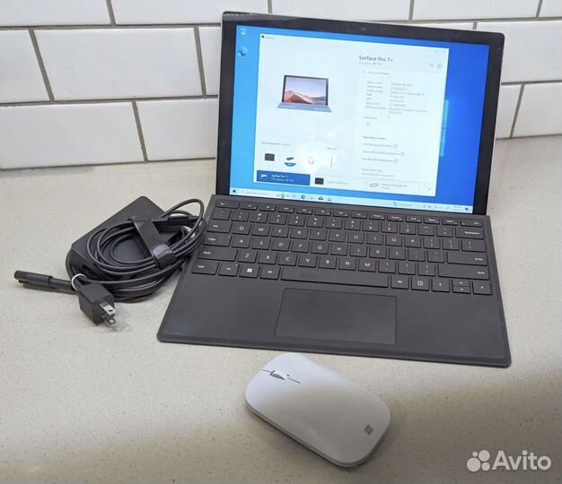 Microsoft Surface Pro 7+ plus клавиатура и мышь