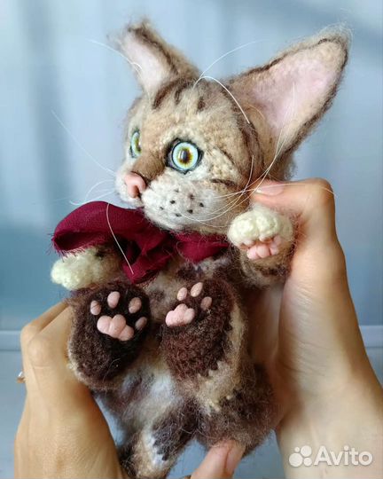 Вязаная кошка