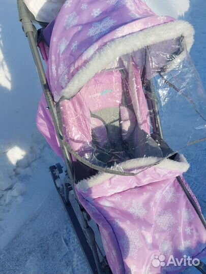 Коляска санки