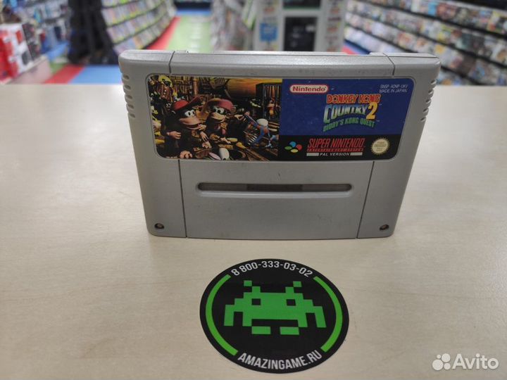 Snes Donkey Kong Country 2 Diddys Kong Quest (б/у)