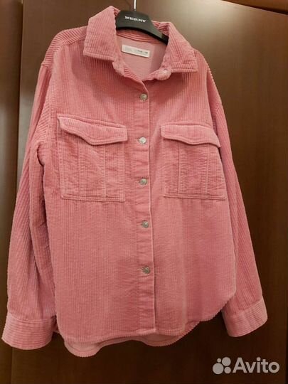 Вельветовая рубашка zara для девочки