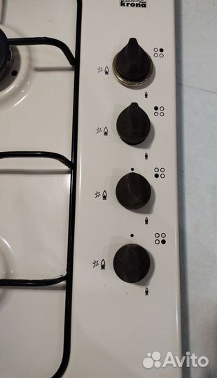 Газовая варочная панель 4 конфорки