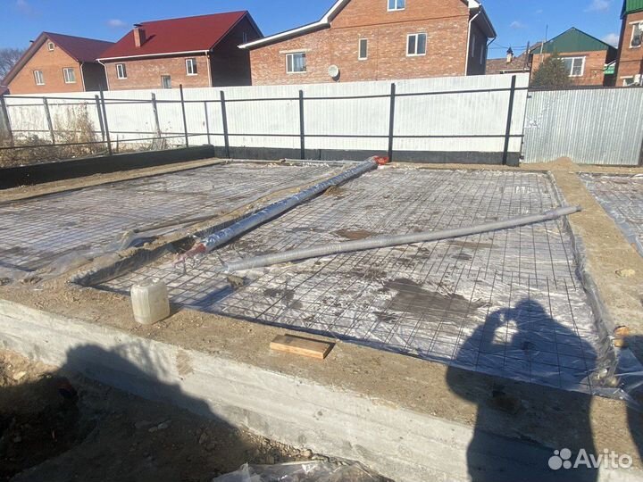 Строительство фундаментов. Бетонные перекрытия