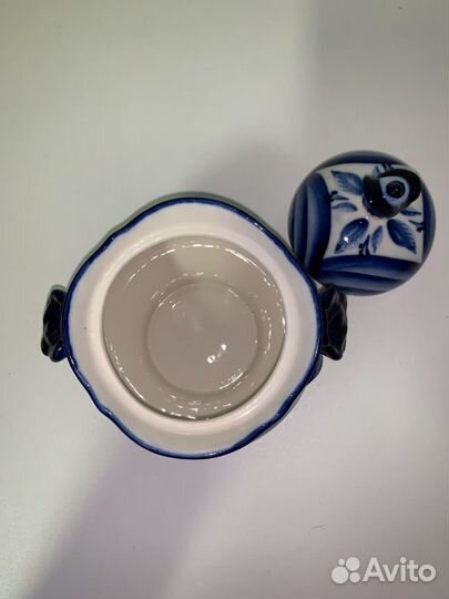 Конфетница гжель Дунашова тс