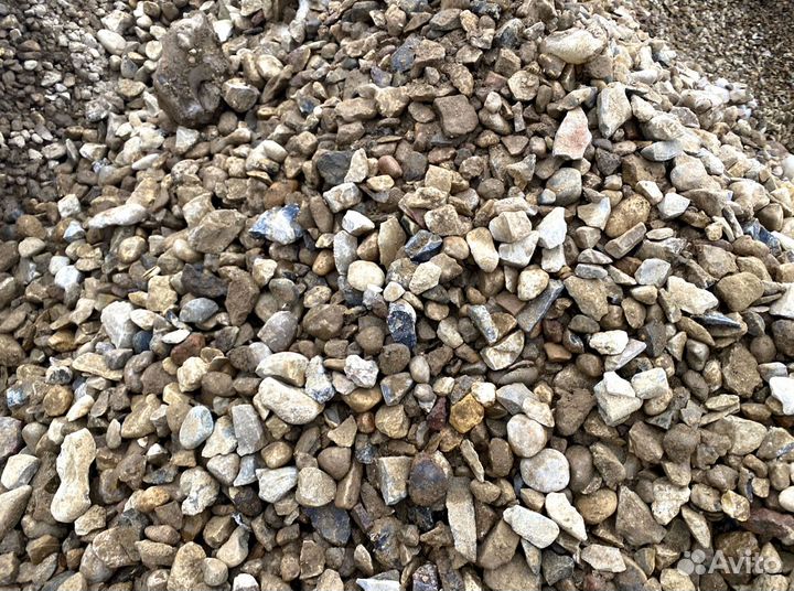 Щебень, Песок