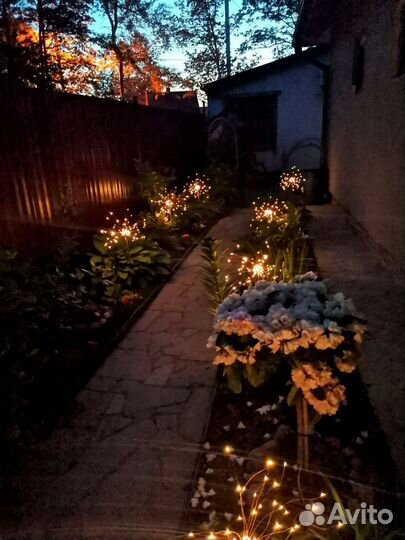 Садовый светильник фонарь одуванчик