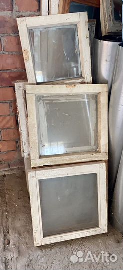 Деревянные Окна Остекленные Рамы Стекла бу