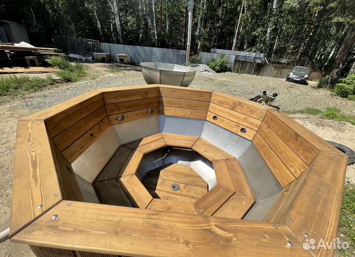 Чан для бани. Купель