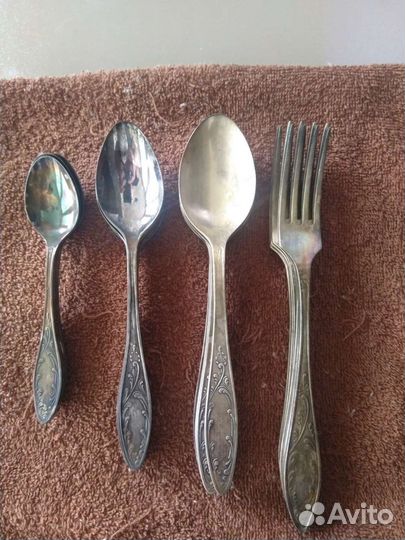 Столовые приборы мельхиор СССР