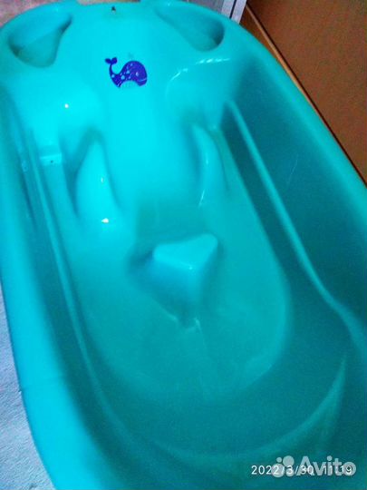Детская ванночка для купания с горкой