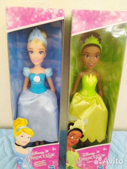 Куклы Принессы Дисней Золушка и Тиана (оригиналы)