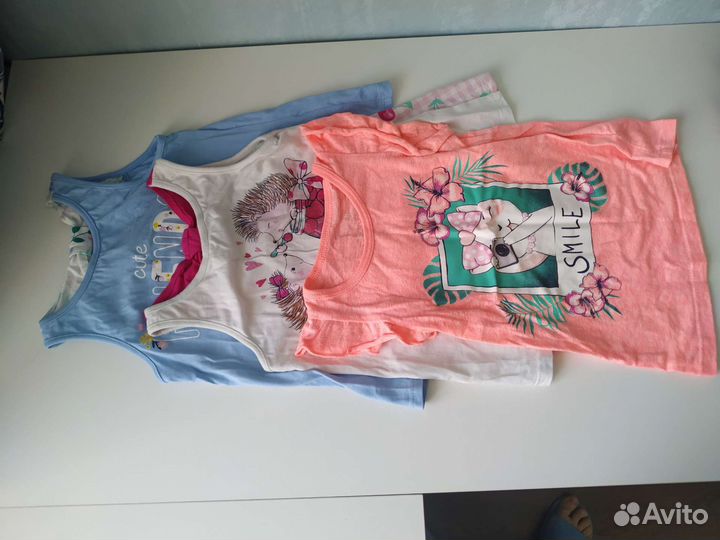 Вещи пакетом на девочку 104-110