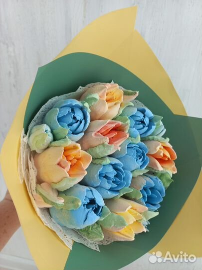 Зефирные букеты, торты ручной работы