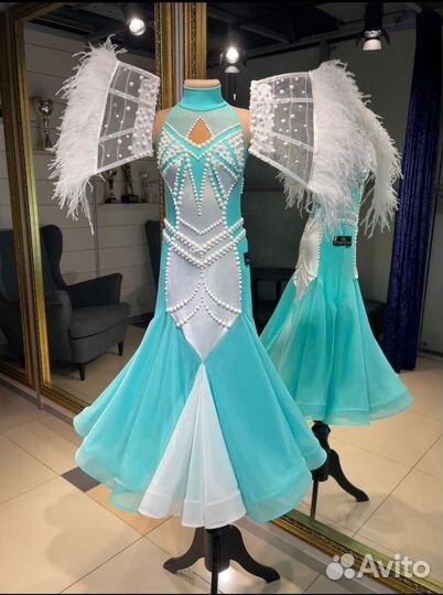 Платье для европейской программы категории Ю1