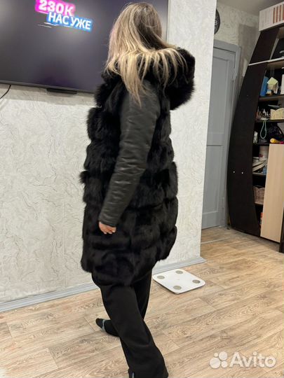 Жилетка трансформер песец