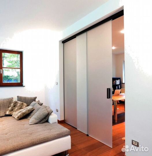 Стеклянные двери для офиса