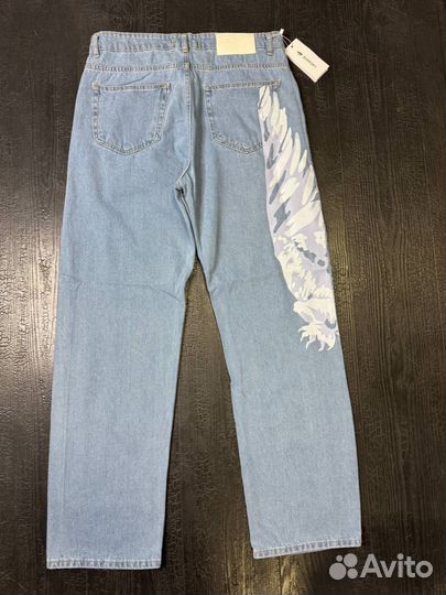 Джинсы широкие Lacoste