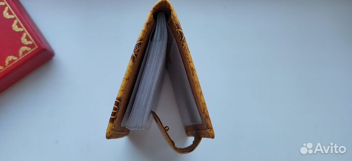 Кaртхoлдep из натур. кожи Cartier