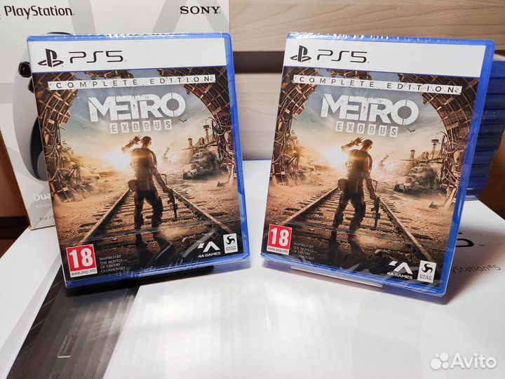 Новый диск Metro Exodus Metro Redux PS5 PS4 Рус