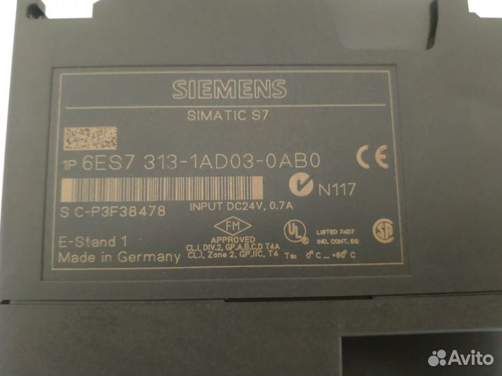 Siemens 6ES7313-1AD03-0AB0 и 6ES7315-2AF03-0AB0