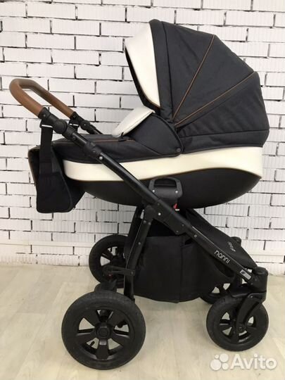 Коляска tutis nanni 2/1 (3/1) темно-серая (антраци