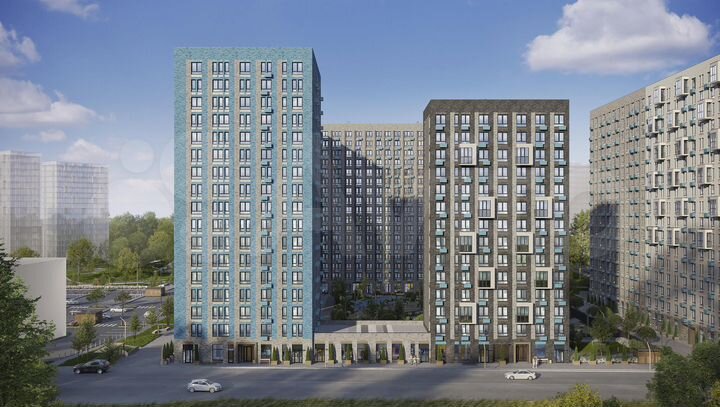 2-к. квартира, 52,8 м², 14/17 эт.