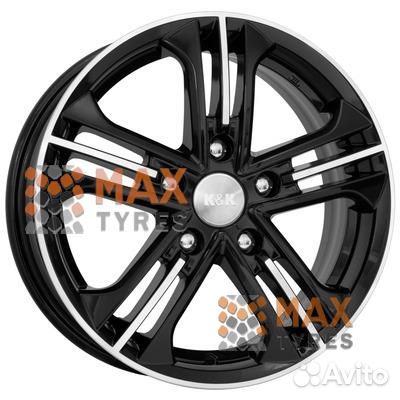 K&K Trinity (кс666) Алмаз черный 6.5/0 R16