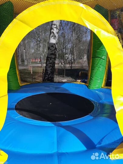 Надувной батут сетка