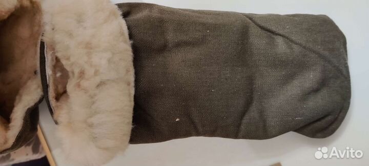 Варежки мужские, рукавицы зимние из овчины